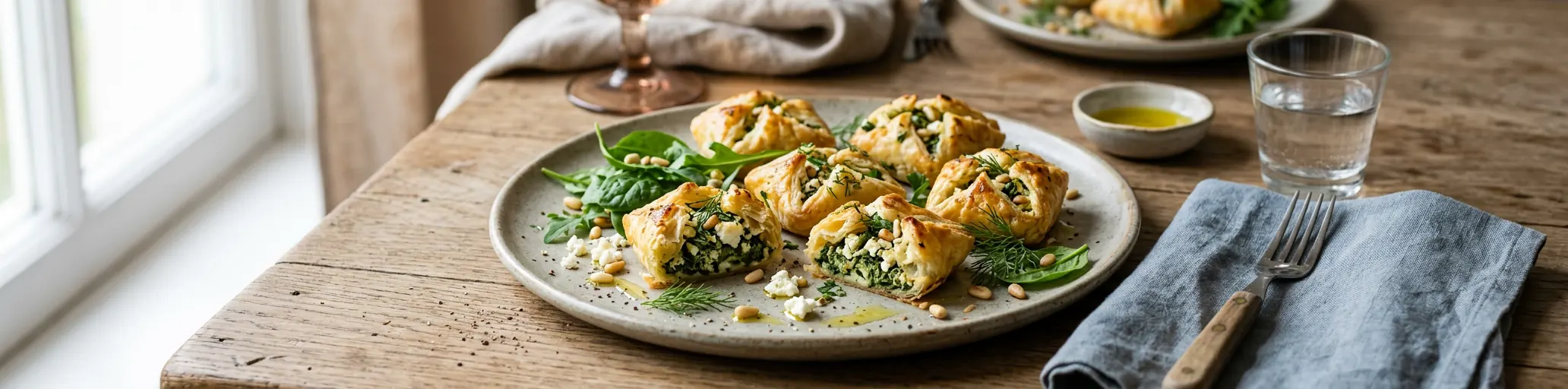 bouchées aux épinards et feta dorées dans des moules à muffins