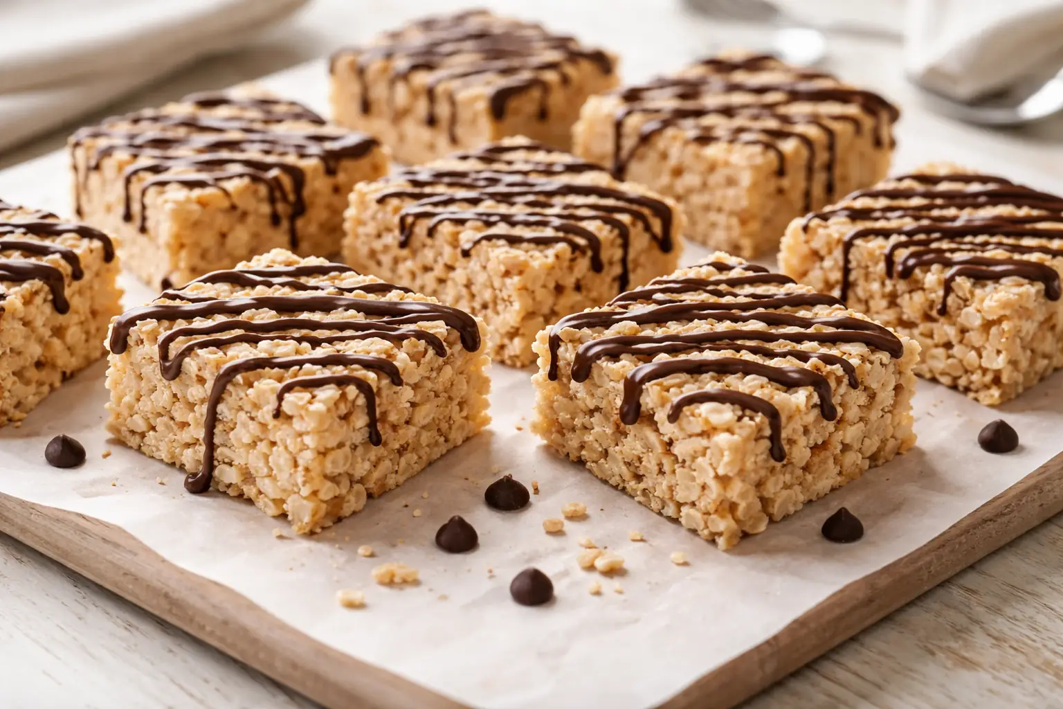 gâteau rice krispies croustillant aux chamallows