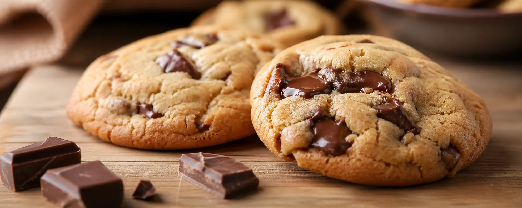 Cookies épais moelleux et gonflés