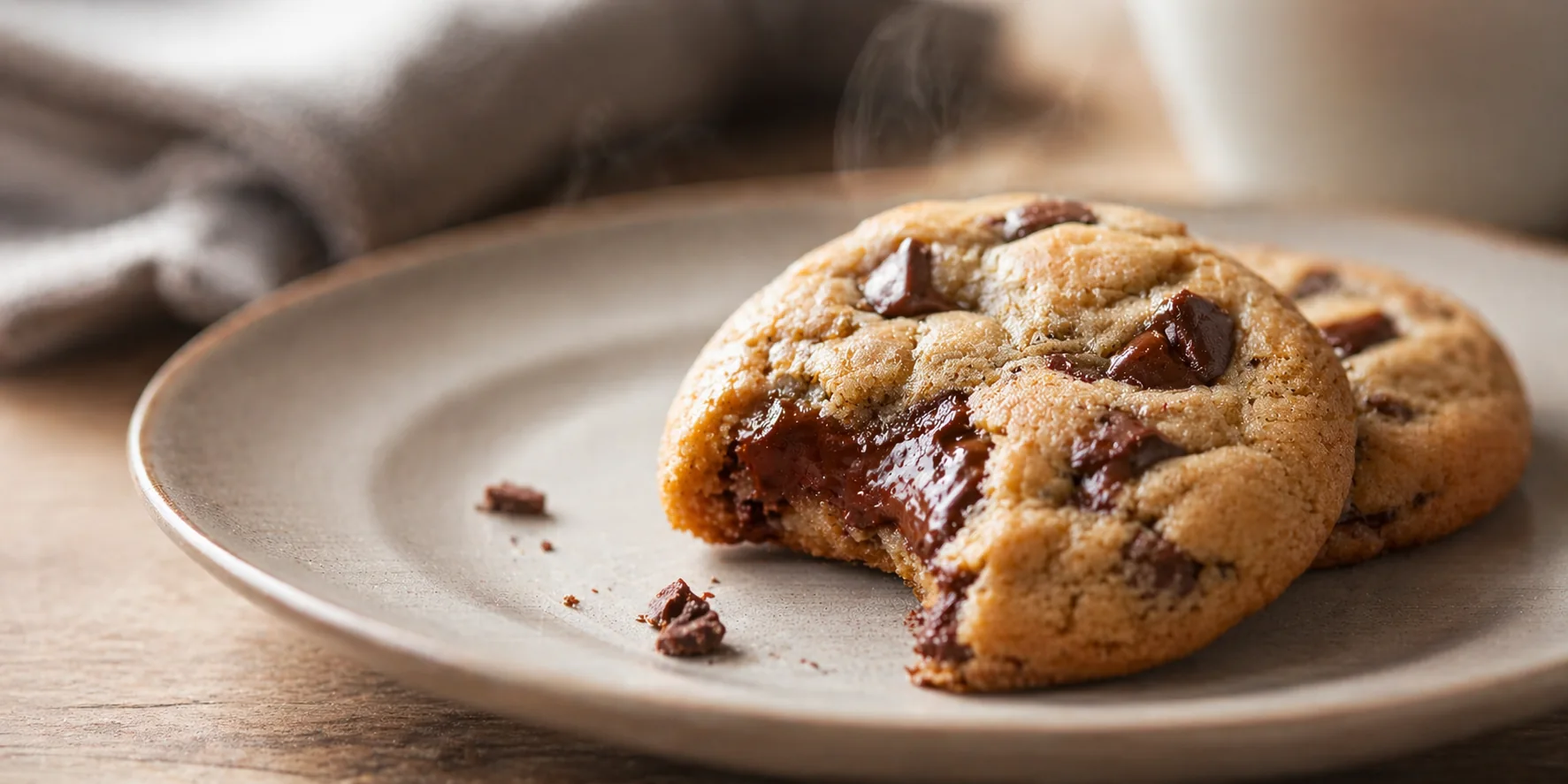 Cookies moelleux maison aux pépites de chocolat